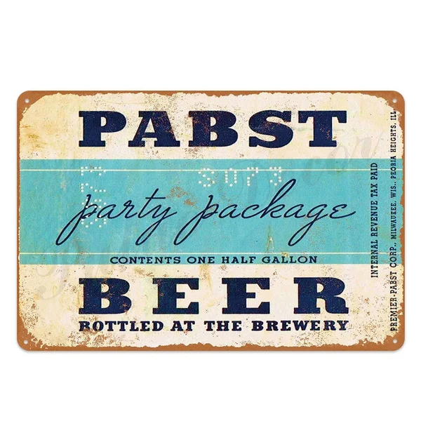 Pabst Beer Sign Metal Sign Plaque Metal Vintage Pub Tin Sign Wall Decor for Bar Pub Club Man Cave Tin Plates Metal Beer Poster
Pabst Beer Sign Metal Sign Plaque Metal Vintage Pub Tin Sign Wall Decor for Bar Pub Club Man Cave Tin Plates Metal Beer Poster