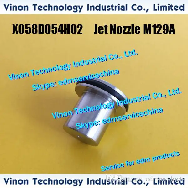 X054D826H07 edm Jet Nozzle Ø0.75mm M129A (SUS type inserted ceramic) for Mitsubishi SZ,SX,QA X054D826H01,X054D826H09,X054D826H06
X054D826H07 edm Jet Nozzle Ø0.75mm M129A (SUS type inserted ceramic) for Mitsubishi SZ,SX,QA X054D826H01,X054D826H09,X054D826H06