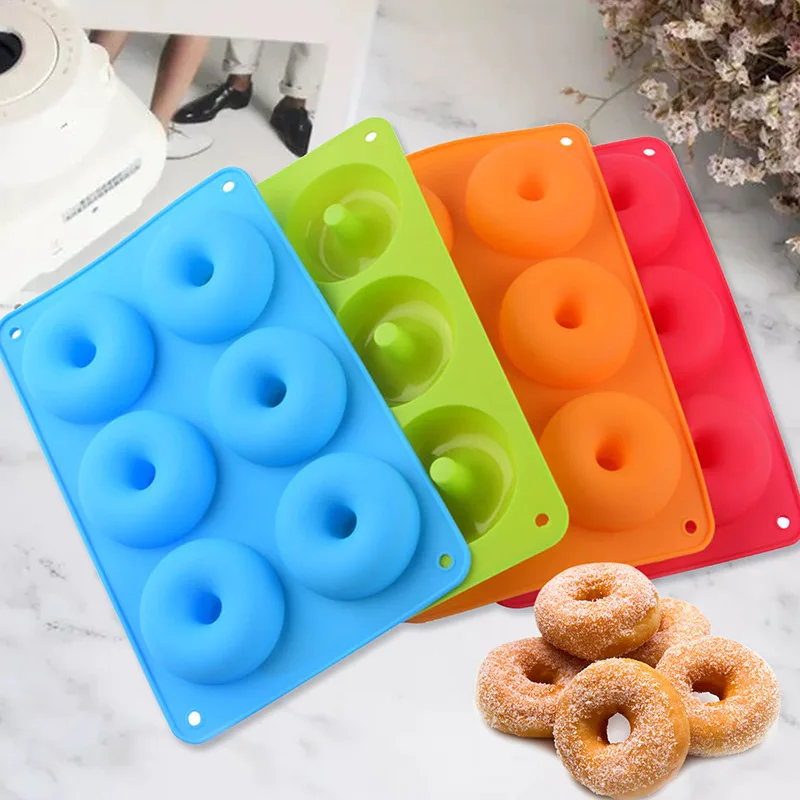 Silicone Donut Mold Baking Pan Form Maker Mould Home Dessert Pastry Model DIY Handmade Tool Cake Decoration Kitchen Accessories
Silicone Donut Mold Baking Pan Form Maker Mould Home Dessert Pastry Model DIY Handmade Tool Cake Decoration Kitchen Accessories