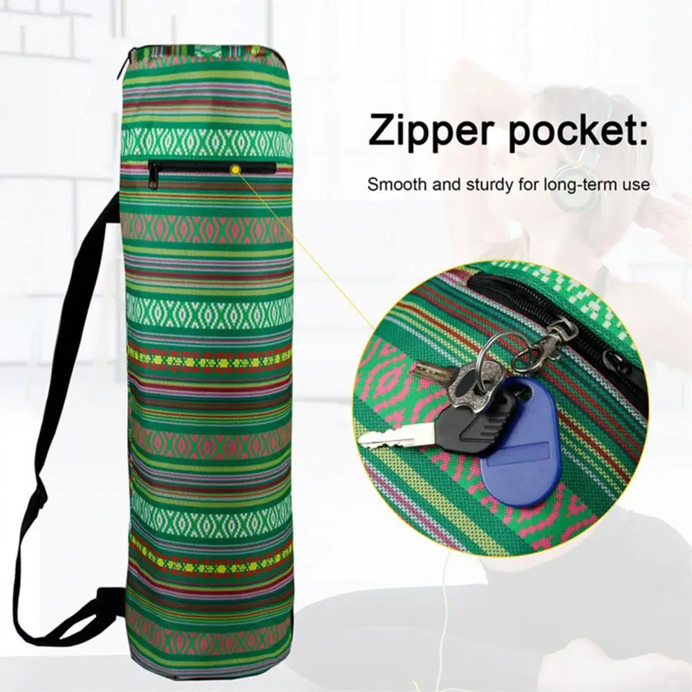 Stripe Pattern Premium Side Pocket Yoga Mat Storage Bag Cylinder Shape Yoga Mat Bag Anti-Scratch for Gym
Stripe Pattern Premium Side Pocket Yoga Mat Storage Bag Cylinder Shape Yoga Mat Bag Anti-Scratch for Gym