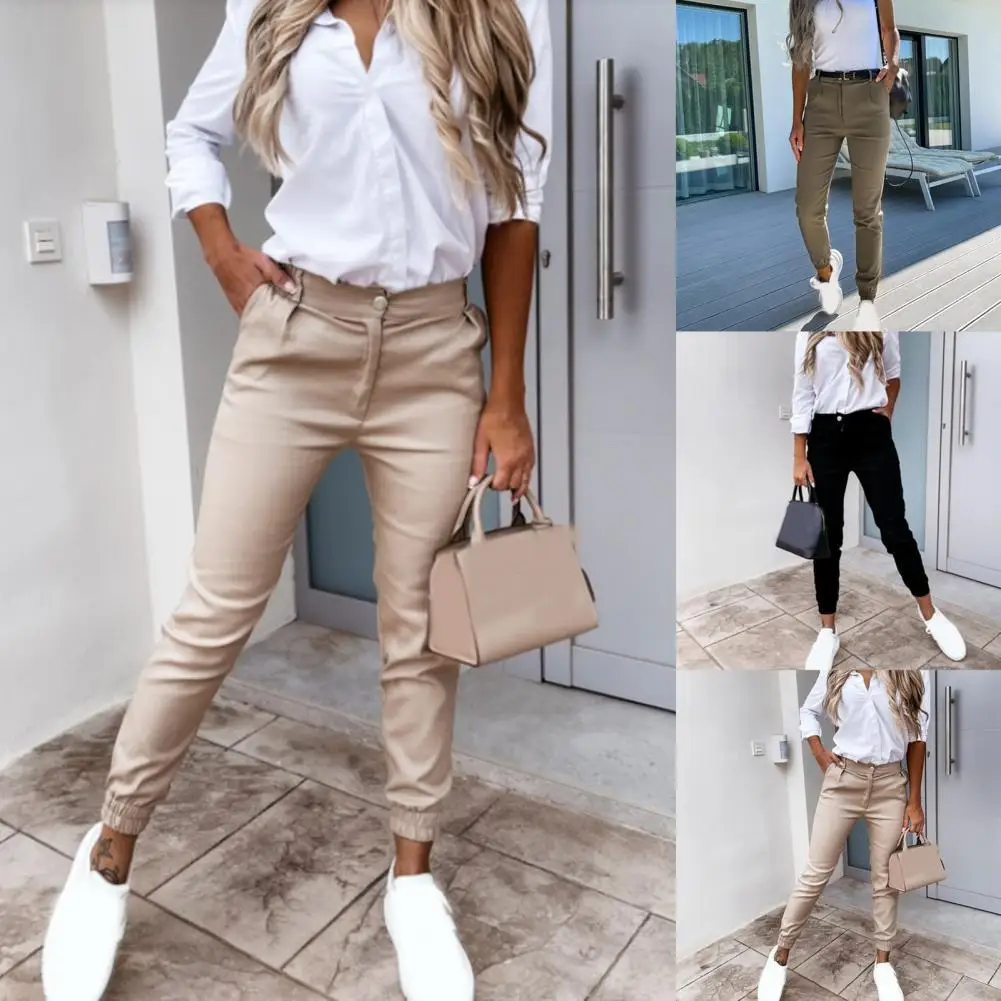 Women Trendy Solid Color Pockets Pants Pants Women Bodycon Pants Cropped for Travel
Women Trendy Solid Color Pockets Pants Pants Women Bodycon Pants Cropped for Travel