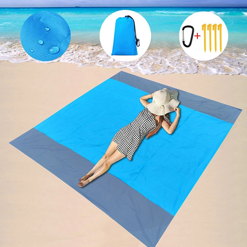 2x2.1m Waterproof Pocket Beach Blanket Folding Camping Picnic Mat Blankets Outdoor Portable Tent Ground Mats Camping Mattress
2x2.1m Waterproof Pocket Beach Blanket Folding Camping Picnic Mat Blankets Outdoor Portable Tent Ground Mats Camping Mattress