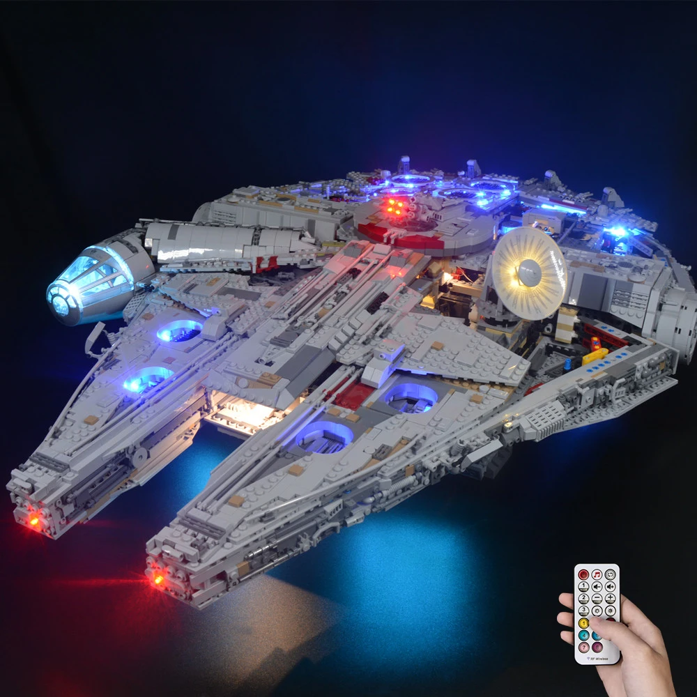 

Led Light Kit for 75192 Star Ultimate War Millennium Falcon Blocks Only Lighting Set NOT Include The Model