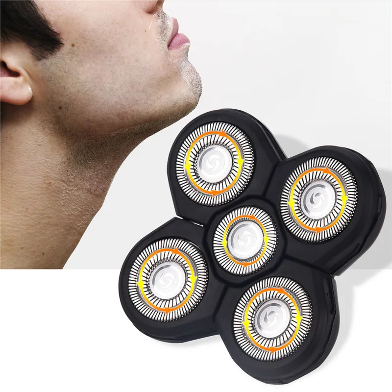 Replacement Shaver Heads Kemei KM-1000 Electric Shaver 5D Independently Floating Head Waterproof Stainless Steel Razor Blade
Replacement Shaver Heads Kemei KM-1000 Electric Shaver 5D Independently Floating Head Waterproof Stainless Steel Razor Blade