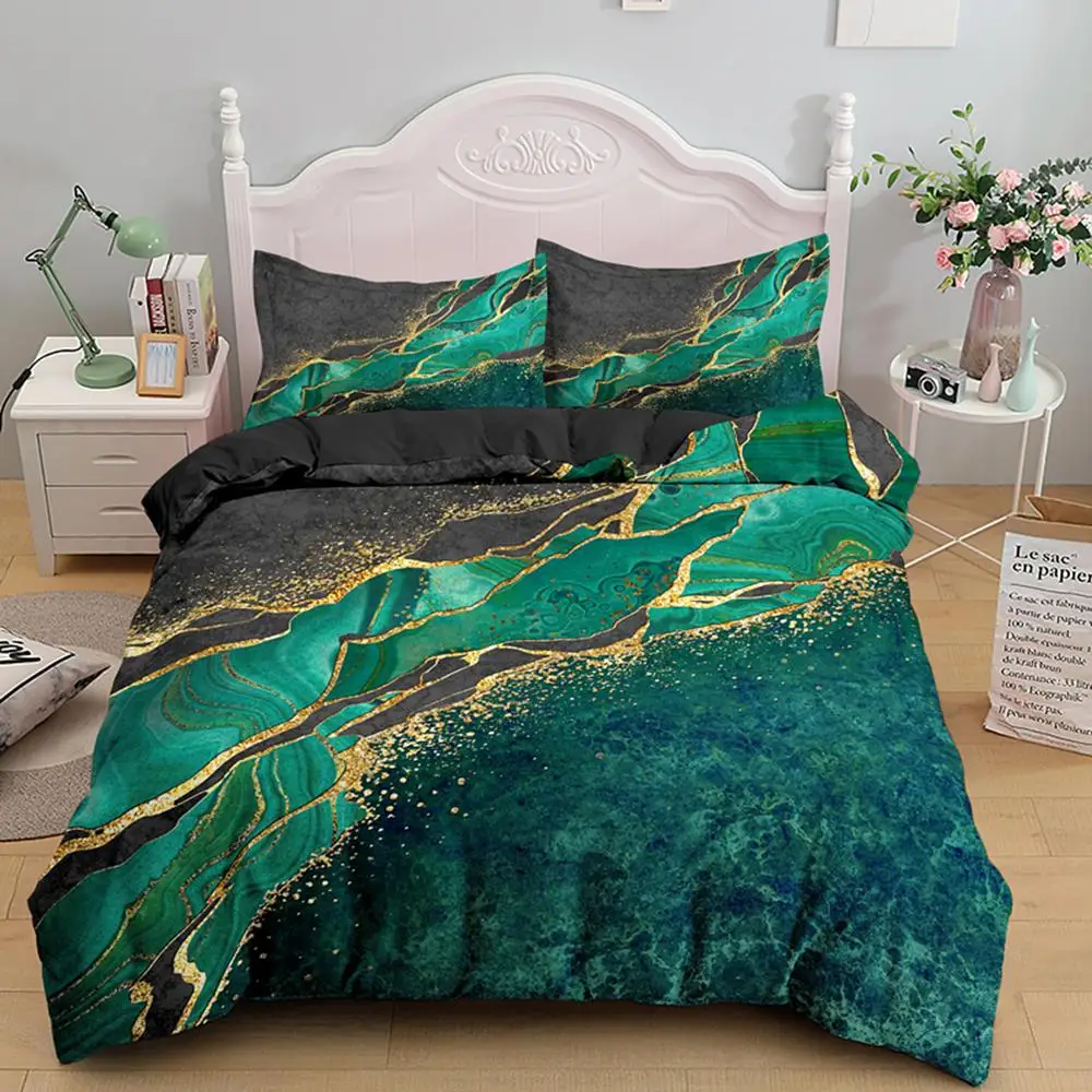 3D Bedding Set Comforter Duvet Cover Pillowcases Queen King Bed Sets Single Double Europe US Size Nordic Marble Pink Blue
3D Bedding Set Comforter Duvet Cover Pillowcases Queen King Bed Sets Single Double Europe US Size Nordic Marble Pink Blue