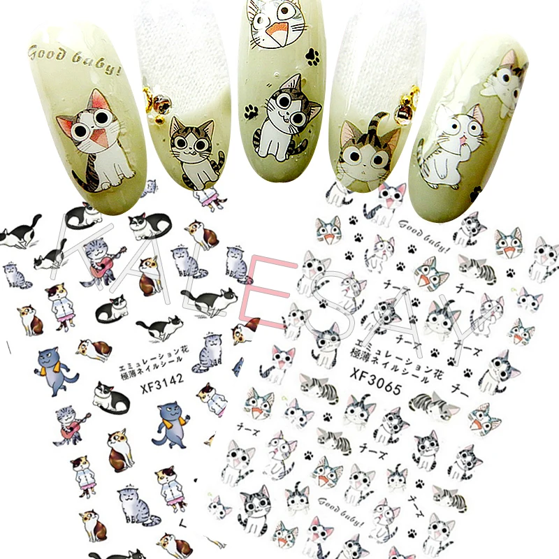 Nail 3D Art Stickers Decoration Cat Series Manicure Design Cartoon Nail Sticker Decal Self Adhesive 3D Transfer Foil Art Decals
Nail 3D Art Stickers Decoration Cat Series Manicure Design Cartoon Nail Sticker Decal Self Adhesive 3D Transfer Foil Art Decals