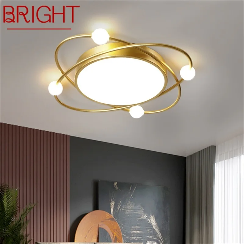 BRIGHT Nordic Ceiling Light Contemporary Gold Round Lamp Fixtures LED Home Decorative for Living Bed Room
BRIGHT Nordic Ceiling Light Contemporary Gold Round Lamp Fixtures LED Home Decorative for Living Bed Room
