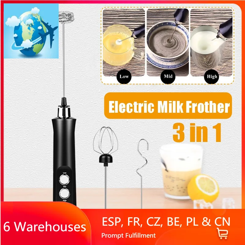 Electric Foamer Mixer Whisk Beater Stirrer 3-Speeds Coffee Milk Drink Frother USB Rechargeable Handheld Food Blender Whisk
Electric Foamer Mixer Whisk Beater Stirrer 3-Speeds Coffee Milk Drink Frother USB Rechargeable Handheld Food Blender Whisk