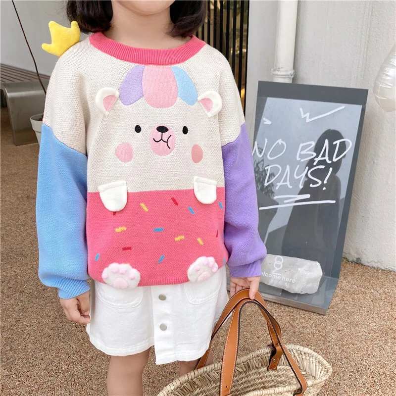 2020 spring Children sweater Cute three-dimensional piggy cartoon knitted sweater round neck pullover sweater
2020 spring Children sweater Cute three-dimensional piggy cartoon knitted sweater round neck pullover sweater