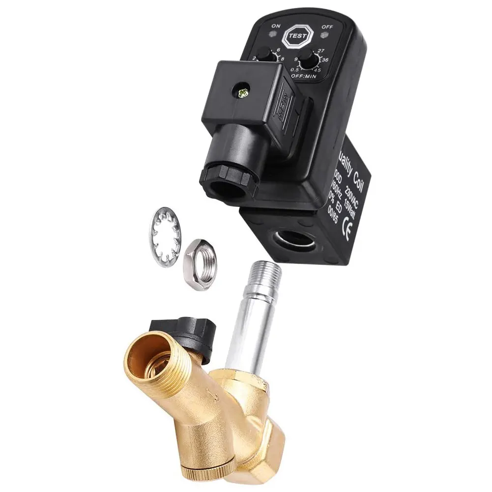 New DN15 Automatic Electronic Timed Drain Valve 1/2 Inch Air Tank Water Drain Valve for Air Compressor Condensate
New DN15 Automatic Electronic Timed Drain Valve 1/2 Inch Air Tank Water Drain Valve for Air Compressor Condensate