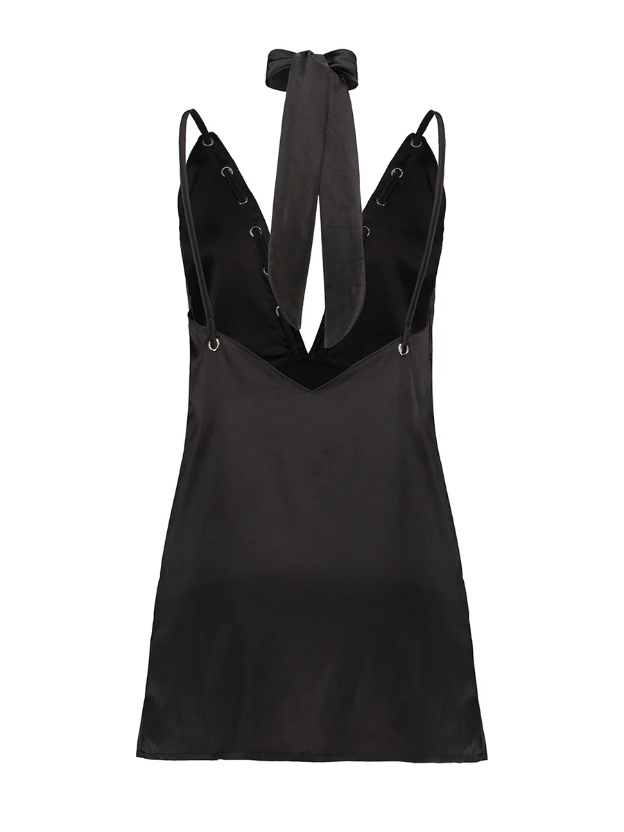 SALE Women Halter Sexy Mini Dresses Black Club Casual Gothic Bodycon High Waist Backless Summer Short Dress Female Young Girl
SALE Women Halter Sexy Mini Dresses Black Club Casual Gothic Bodycon High Waist Backless Summer Short Dress Female Young Girl