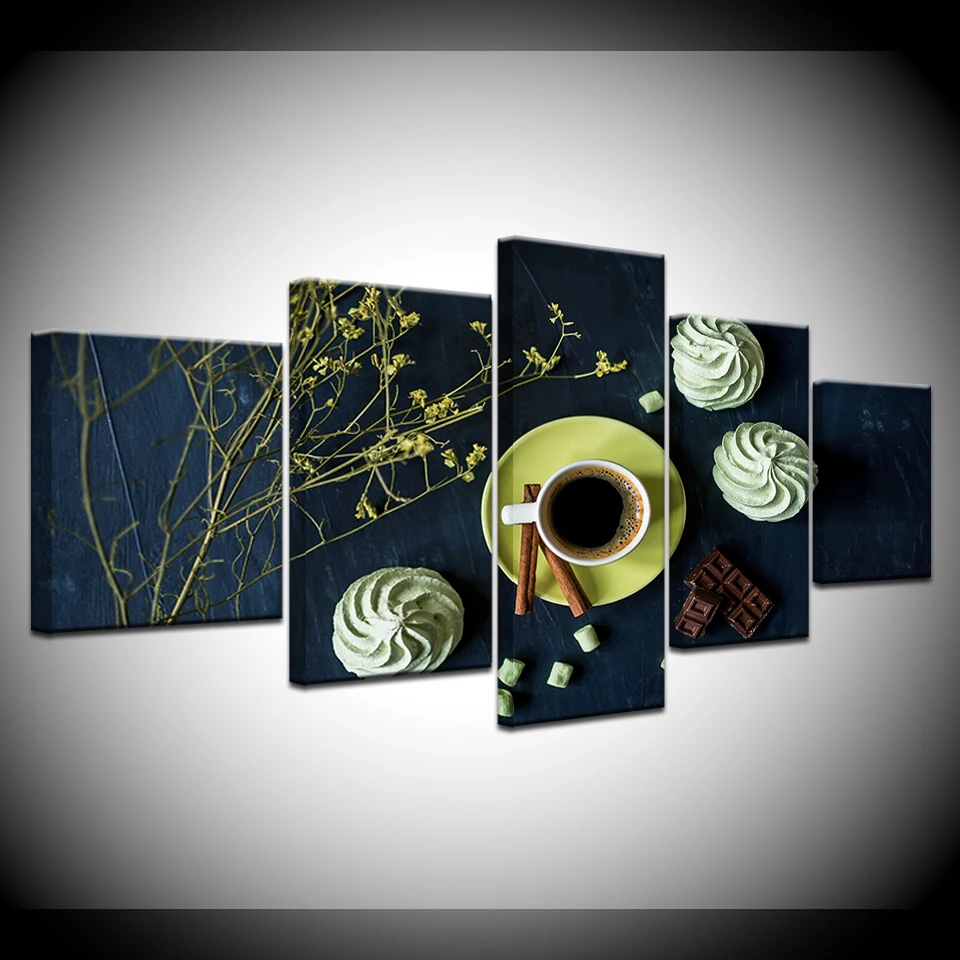 Paintings Framework Art Modern Decor Living Room Wall 5 Pieces Coffee Cream And Flowers HD Prints Poster Modular Pictures Canvas
Paintings Framework Art Modern Decor Living Room Wall 5 Pieces Coffee Cream And Flowers HD Prints Poster Modular Pictures Canvas