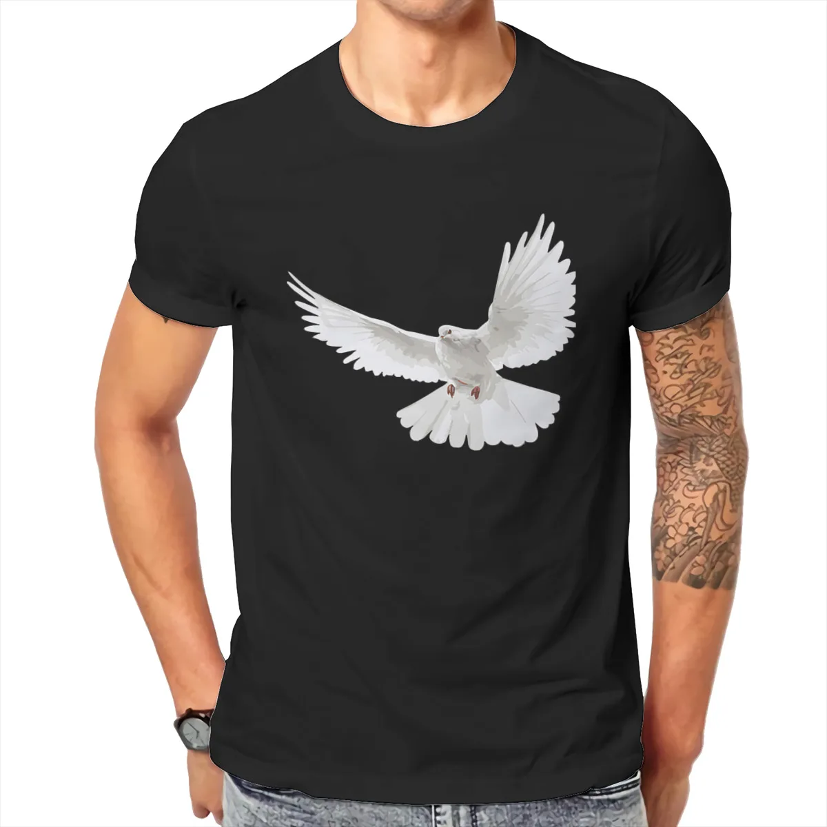 Beautiful Flying Peaceful White Dove Photo Tee T shirt Men T shirt summer T-shirt
Beautiful Flying Peaceful White Dove Photo Tee T shirt Men T shirt summer T-shirt