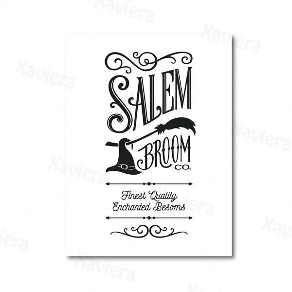 Salem Broom Sign Canvas Art Poster Halloween Holiday Poster Black&White Picture Home Decor For Living Room Bedroom Wall Art Mura
Salem Broom Sign Canvas Art Poster Halloween Holiday Poster Black&White Picture Home Decor For Living Room Bedroom Wall Art Mura