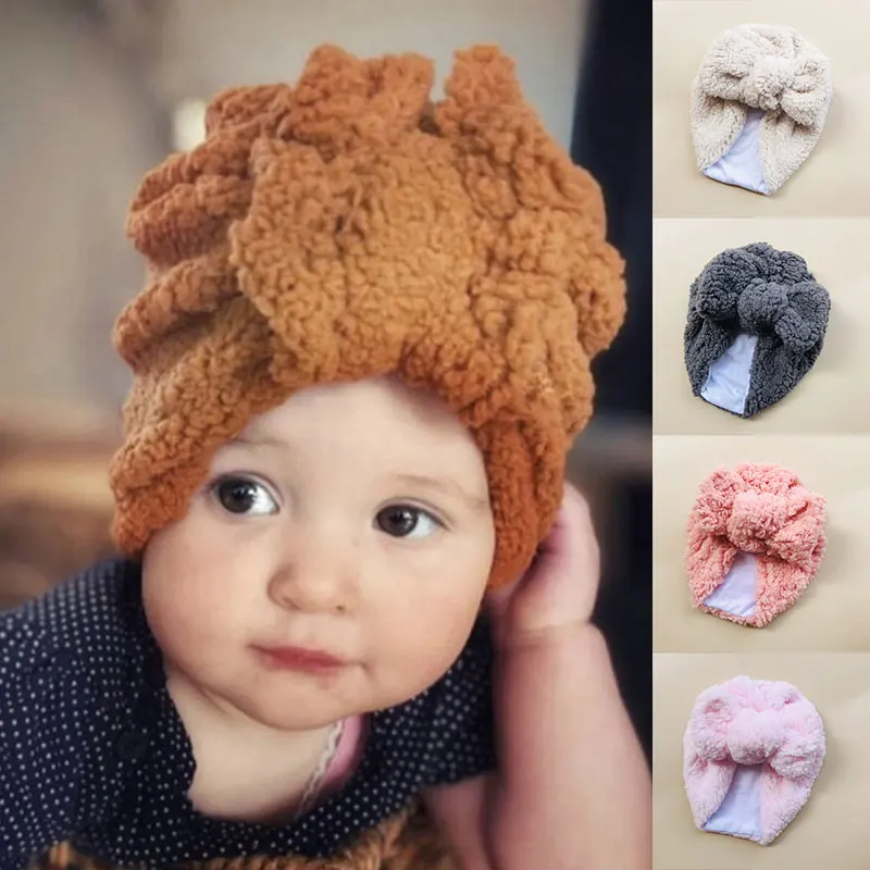 Children's Lamb Wool Hats Indian Bow Hats Pullover Cap Cute Knot Head Wraps Baby Kids Bonnet Beanie Newborn Photography Props
Children's Lamb Wool Hats Indian Bow Hats Pullover Cap Cute Knot Head Wraps Baby Kids Bonnet Beanie Newborn Photography Props