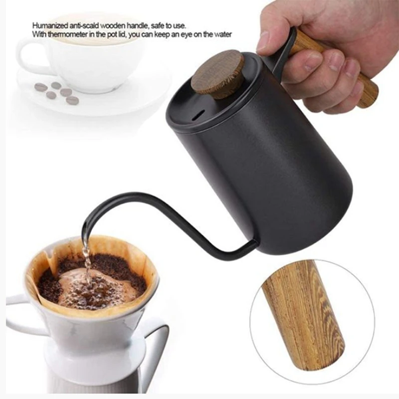 Big deal 350Ml Drip Kettle Stainless Steel Handle Drip Coffee Pot Long Gooseneck Spout Drip Kettle Coffee Tea Pot
Big deal 350Ml Drip Kettle Stainless Steel Handle Drip Coffee Pot Long Gooseneck Spout Drip Kettle Coffee Tea Pot