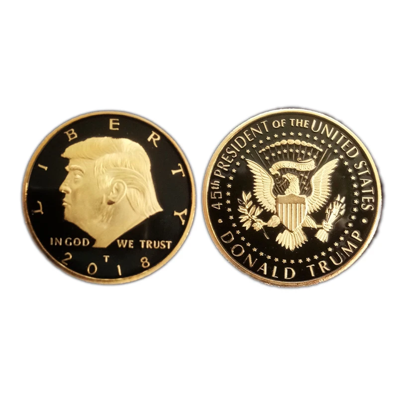 

"Liberty IN GOD WE TRUST 2018" Collectible Decorative Coins US Donald Trump Gold Commemorative Coin