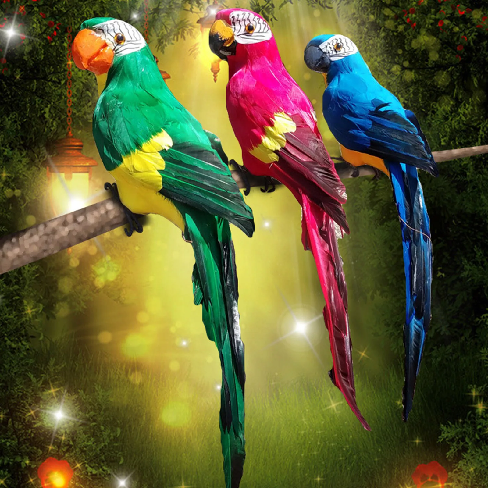 45cm Color Simulation Parrot Macaw Pastoral Decoration Feather Crafts Gardening Props Bird Scene Layout Ornaments
45cm Color Simulation Parrot Macaw Pastoral Decoration Feather Crafts Gardening Props Bird Scene Layout Ornaments