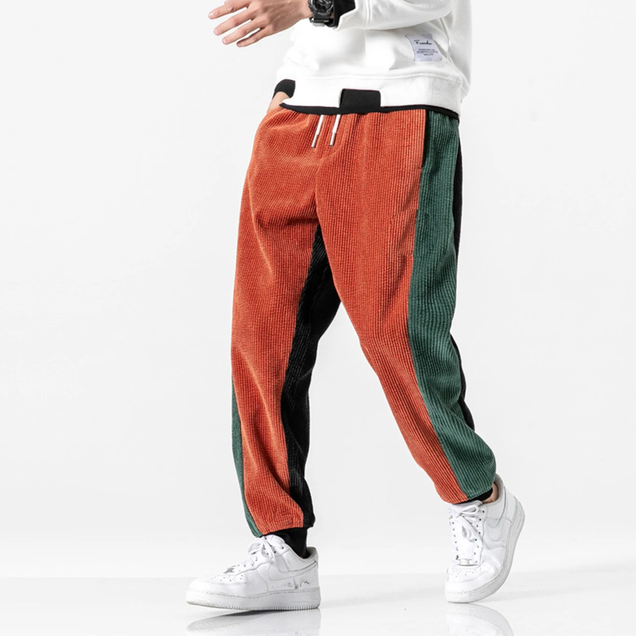 Color Block Corduroy Pants Men Streetwear Patchwork Color Block Men Trousers Loose Harajuku Joggers Harem Pants Oversize
Color Block Corduroy Pants Men Streetwear Patchwork Color Block Men Trousers Loose Harajuku Joggers Harem Pants Oversize