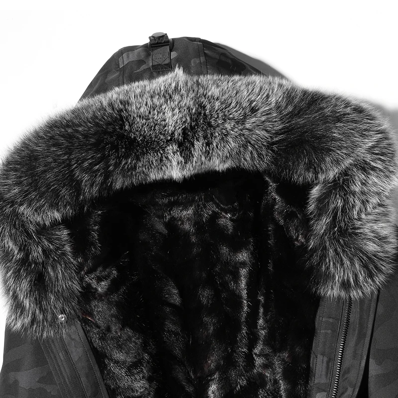 BATMO natural fox fur collar mink fur liner hooded parkas men,men's winter warm hooded jackets ,men's fur coat X7189
BATMO natural fox fur collar mink fur liner hooded parkas men,men's winter warm hooded jackets ,men's fur coat X7189