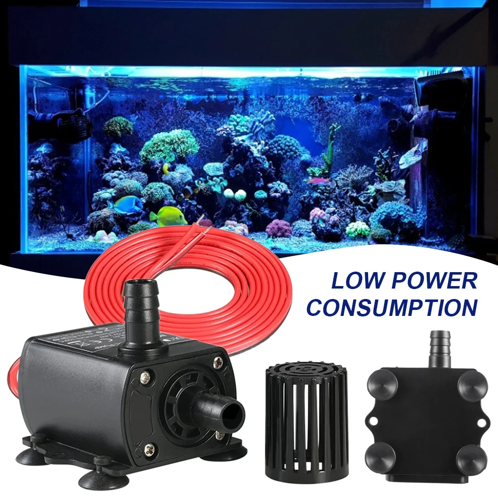 Waterproof Ultra-quiet Mini Water Pump 12V DC 280L/H 300cm Lift Submersible Pump for Pond Fountain Aquarium Circulating
Waterproof Ultra-quiet Mini Water Pump 12V DC 280L/H 300cm Lift Submersible Pump for Pond Fountain Aquarium Circulating