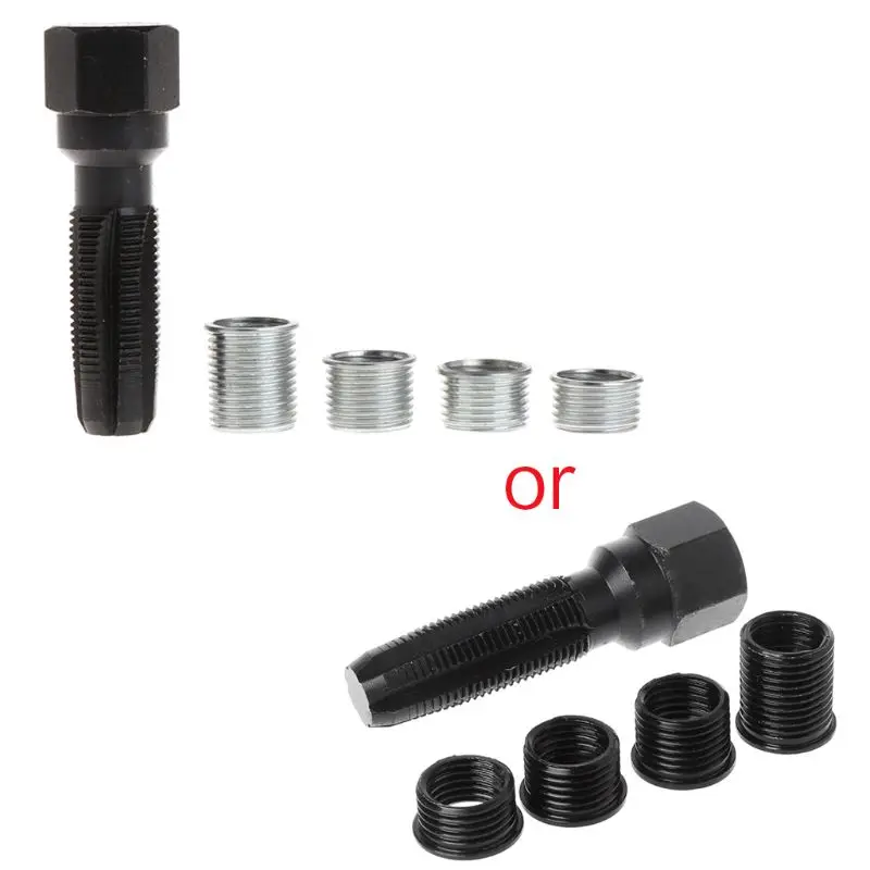 14mm Spark Plug Rethread Rethreader Repair Tap Tool Reamer Inserts Kit Professional
14mm Spark Plug Rethread Rethreader Repair Tap Tool Reamer Inserts Kit Professional