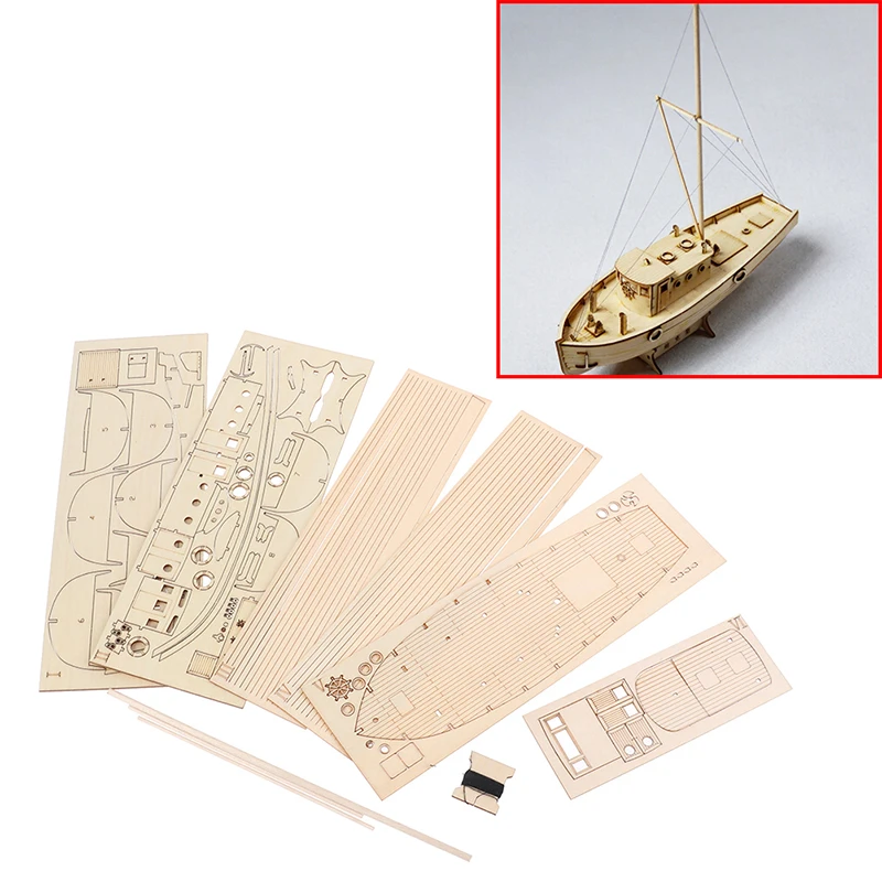 

Hot sale 1/30 Nurkse Assembly Wooden Sailboat DIY Wooden Kit Puzzle Toy Sailing Model Ship Gift for Children and Adult