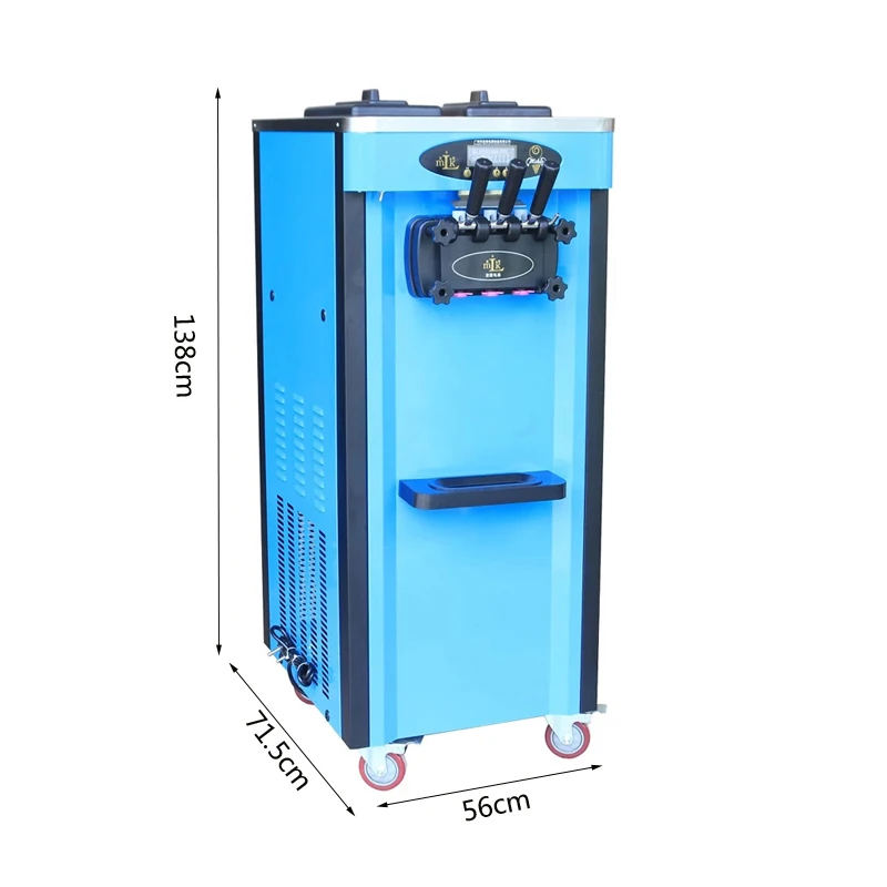 Commercial Vertical Three Flavors Ice Cream Making Machine For Milk Tea Shop Stainless Steel Ice Cream Machine BL25Q
Commercial Vertical Three Flavors Ice Cream Making Machine For Milk Tea Shop Stainless Steel Ice Cream Machine BL25Q