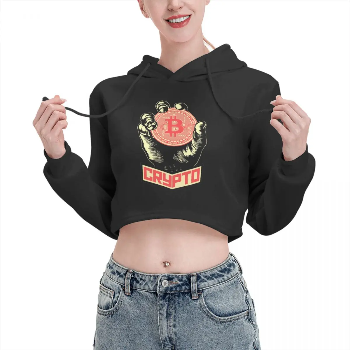 Open navel Cat Ear Hoodie Sweater Crypto With hood Graphic beautiful Print Hodl pullover
Open navel Cat Ear Hoodie Sweater Crypto With hood Graphic beautiful Print Hodl pullover