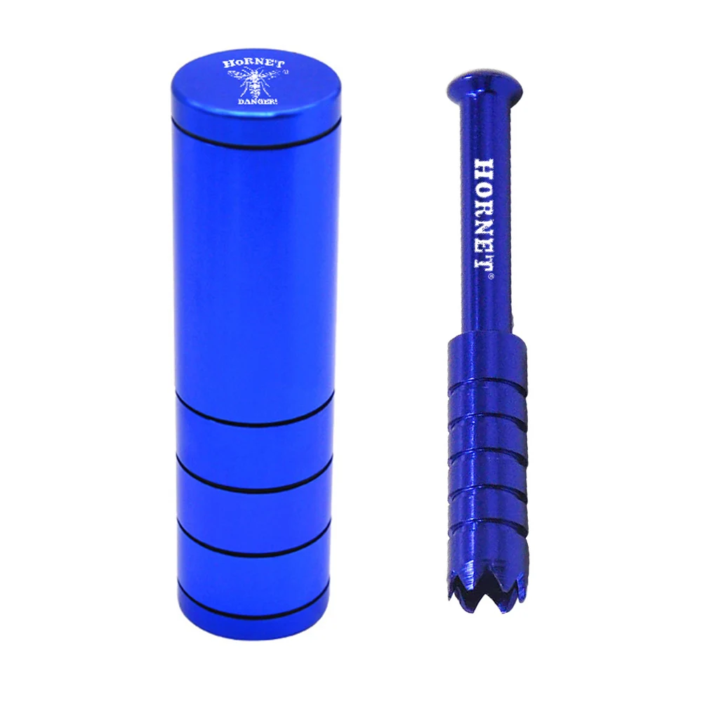 HORNET Aluminum Herb Tobacco Grinder Crusher Metal Dugout Case with eramic One Hitter Smoking Pipe metal pipe gift for men
HORNET Aluminum Herb Tobacco Grinder Crusher Metal Dugout Case with eramic One Hitter Smoking Pipe metal pipe gift for men