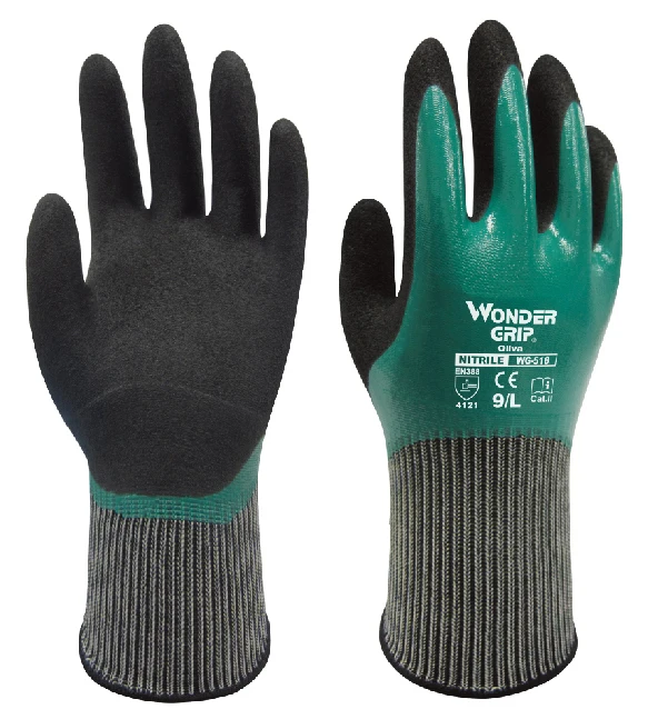 

Auto Oil And Gas Abrasion Proof Antibiotic Waterproof Claw Acid-Base Foam Nitrile Chemical Resistant Safety Garden Work Glove