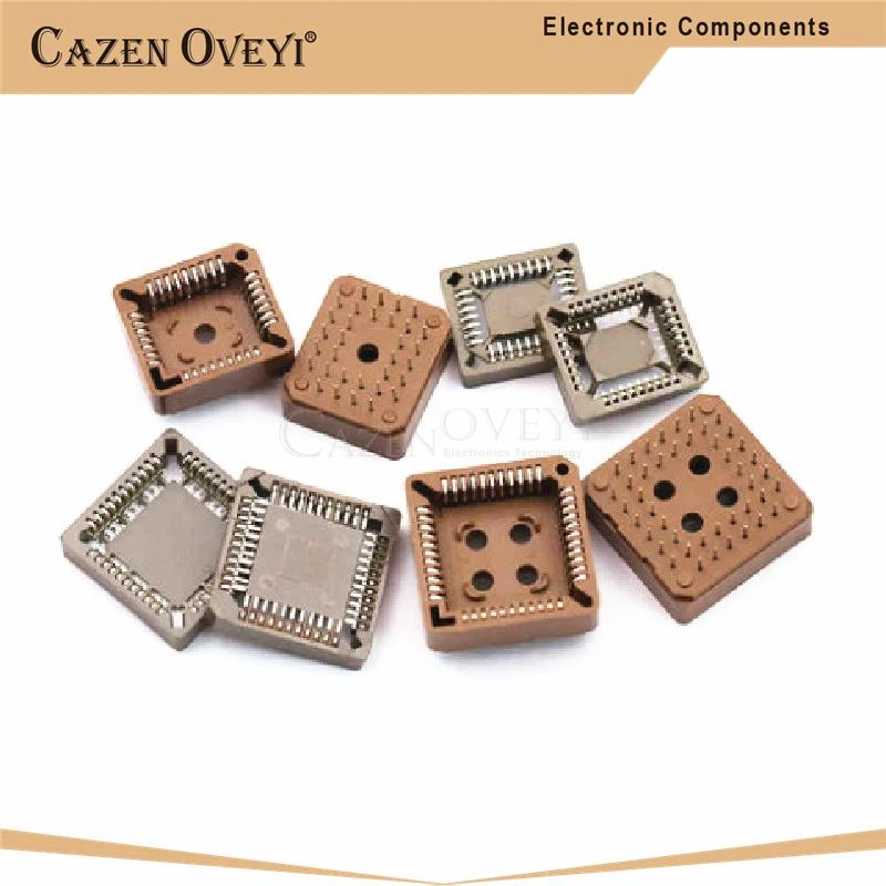 10 шт./лот PLCC IC socket PLCC32 PLCC44 PLCC68 PLCC84 SMD DIP Socket adapter в наличии | Электронные компоненты и