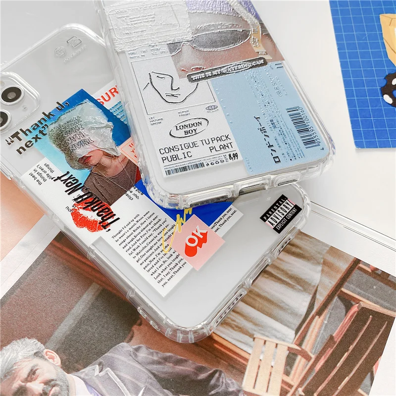 Thank u next Fashion Funny Label Phone Case for iPhone11 Pro Max X XR XS Max Case for iPhone 7 8 6 6s Plus Clear Soft Case Cover
Thank u next Fashion Funny Label Phone Case for iPhone11 Pro Max X XR XS Max Case for iPhone 7 8 6 6s Plus Clear Soft Case Cover