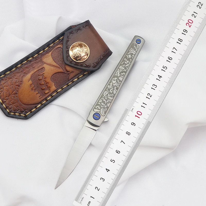 OEM folding knife M390 blade TC4 titanium alloy tactical outdoor camping hunting fishing fishing pocket fruit knife survival EDC
OEM folding knife M390 blade TC4 titanium alloy tactical outdoor camping hunting fishing fishing pocket fruit knife survival EDC