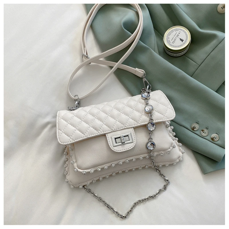 Luxury brand bag Designer Diamond Chain Lattice Handbags 2021 New Women Crossbody Bags Fashion Shoulder Messenger Bag Purse
Luxury brand bag Designer Diamond Chain Lattice Handbags 2021 New Women Crossbody Bags Fashion Shoulder Messenger Bag Purse