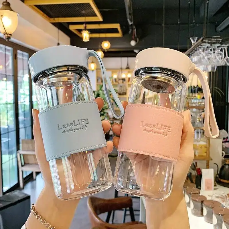 ZOUNICH Glass Water Bottle 480ML with Protective Bag Heat Resistance BPA Free Travel Drink Bottle
ZOUNICH Glass Water Bottle 480ML with Protective Bag Heat Resistance BPA Free Travel Drink Bottle