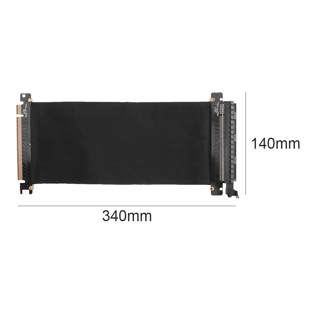 

30/24/20cm PCI Express 16x Flexible Cable Card Extension Port Adapter Riser Card GPU Connector for 1/2/3U Server IPC Chassis