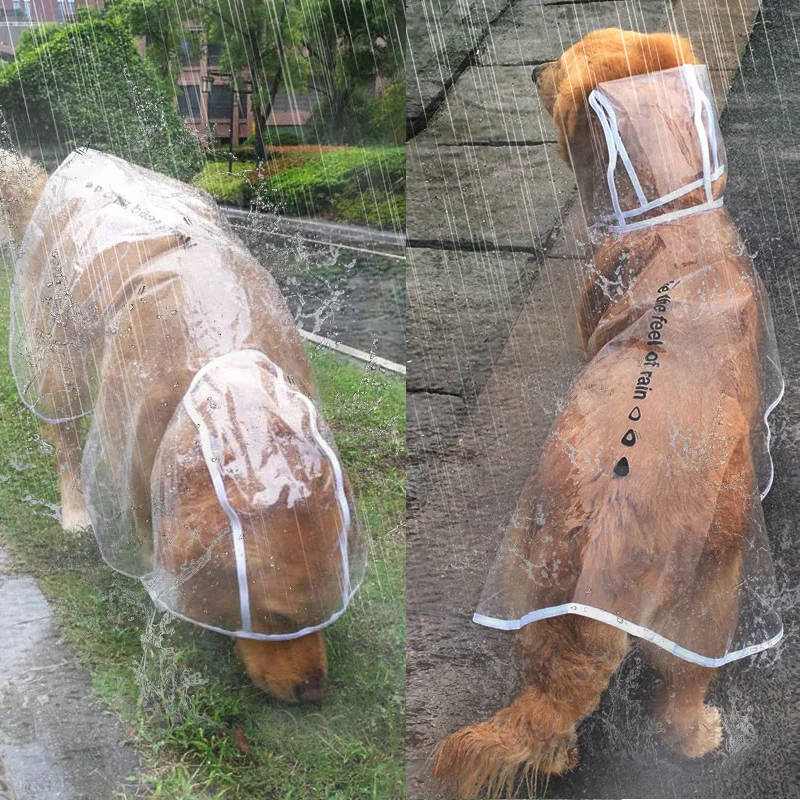 Dog Transparent Raincoat Big Dog Medium-sized Dog Pet Waterproof Clothes Jacket Clothes Raining Essential Raincoat Pet Supplies
Dog Transparent Raincoat Big Dog Medium-sized Dog Pet Waterproof Clothes Jacket Clothes Raining Essential Raincoat Pet Supplies