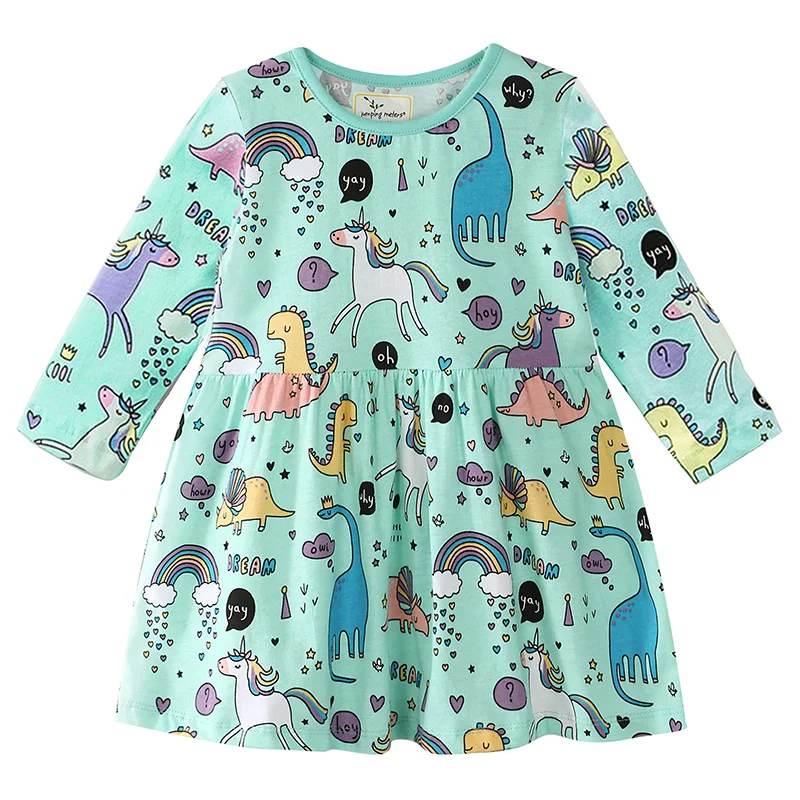Baby Clothes Cartoon Unicorn Girls Dresses Children's Cute Clothing Autumn Princess Animals Long Sleeve Kids Costumes 2-7 Years
Baby Clothes Cartoon Unicorn Girls Dresses Children's Cute Clothing Autumn Princess Animals Long Sleeve Kids Costumes 2-7 Years