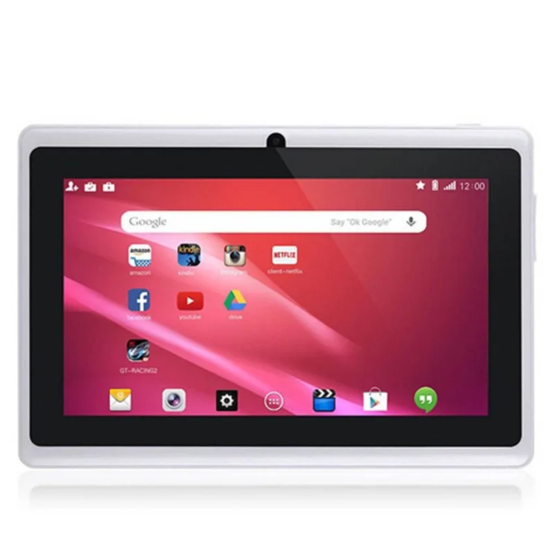 7 дюймов планшетный ПК для детей Q88 4 Гб Google Android 2 DUAL CORE Tablet PC A23 емкостный Экран