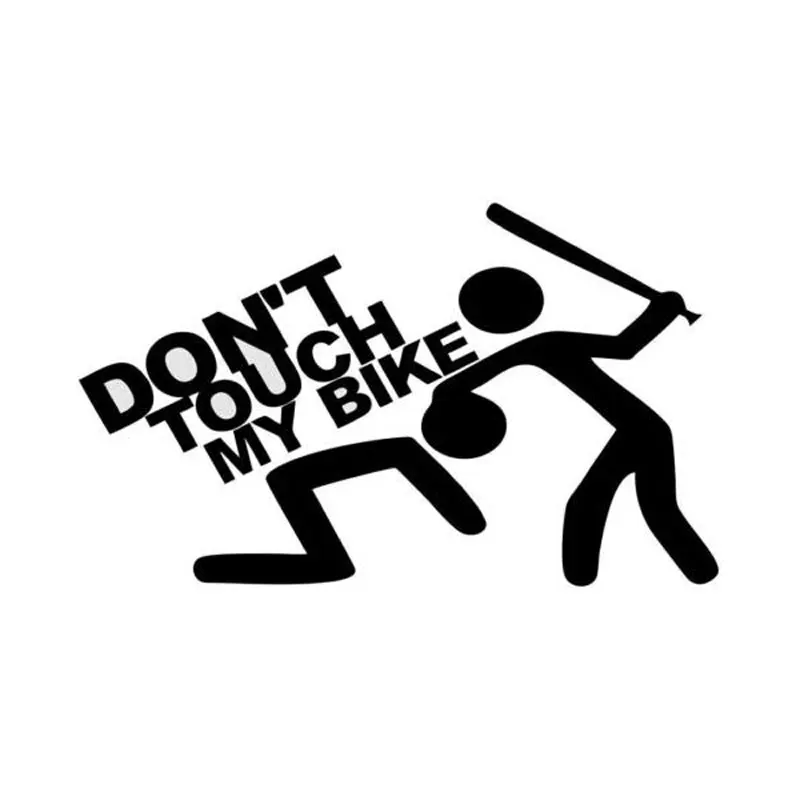Личности наклейки автомобильные аксессуары творчески и надписью Don't Touch My
