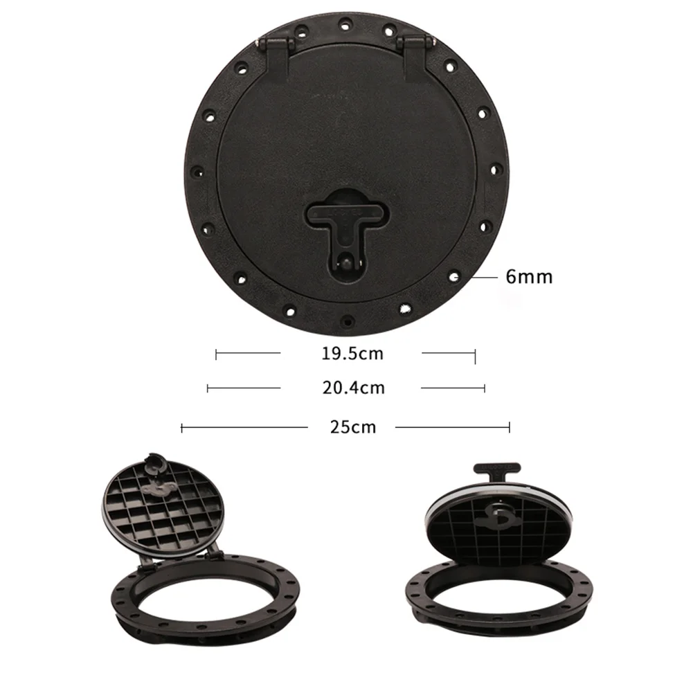 1* Durable Hatch Cover Component For 8-inch Hull Hatch Cover Black Water Sports Waterproof Hidden Rotary Switch
1* Durable Hatch Cover Component For 8-inch Hull Hatch Cover Black Water Sports Waterproof Hidden Rotary Switch