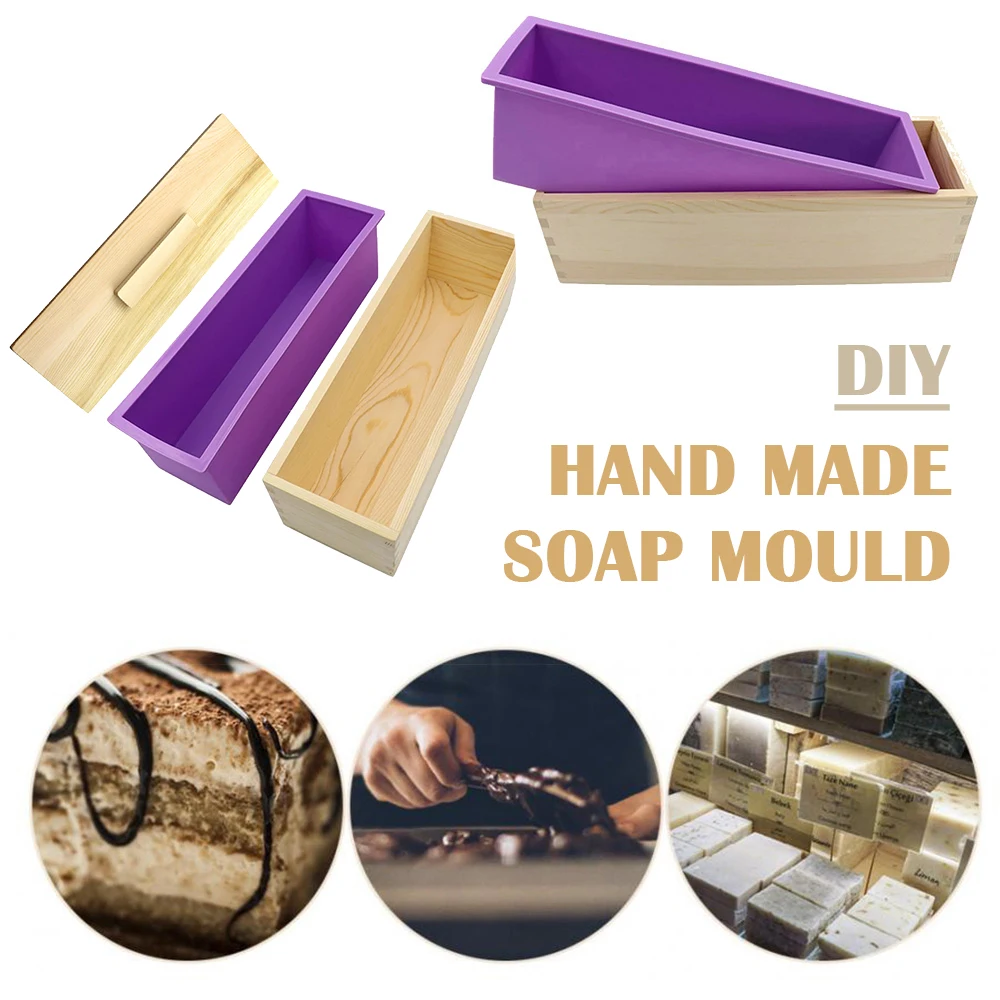 Силиконовая форма для мыла, прямоугольная Гибкая форма с деревянной коробкой для рукоделия, инструменты для изготовления мыла ручной работ...
Силиконовая форма для мыла, прямоугольная Гибкая форма с деревянной коробкой для рукоделия, инструменты для изготовления мыла ручной работ...