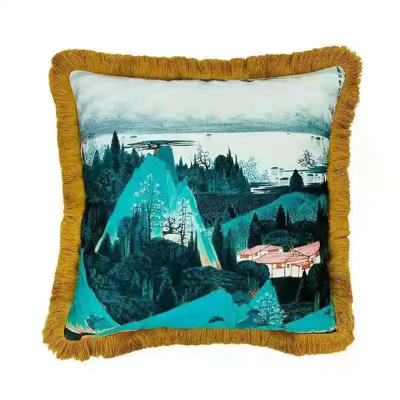 Наволочка для подушки с рисунком пейзажа
Наволочка для подушки с рисунком пейзажа