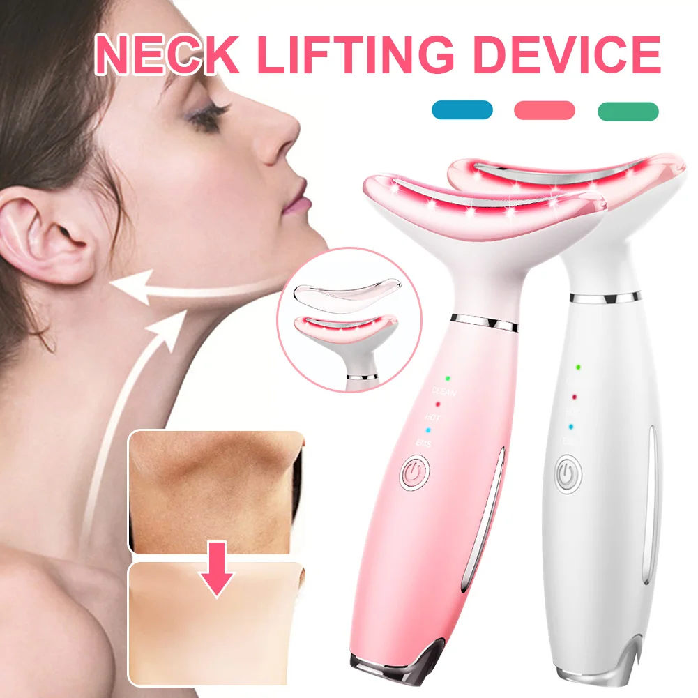 Portable Face Neck Massager Heat & 3 Massage Mode Skin Lifting Tightening Device Anti-Wrinkles Face Massager for Women 3 Colors
Portable Face Neck Massager Heat & 3 Massage Mode Skin Lifting Tightening Device Anti-Wrinkles Face Massager for Women 3 Colors
