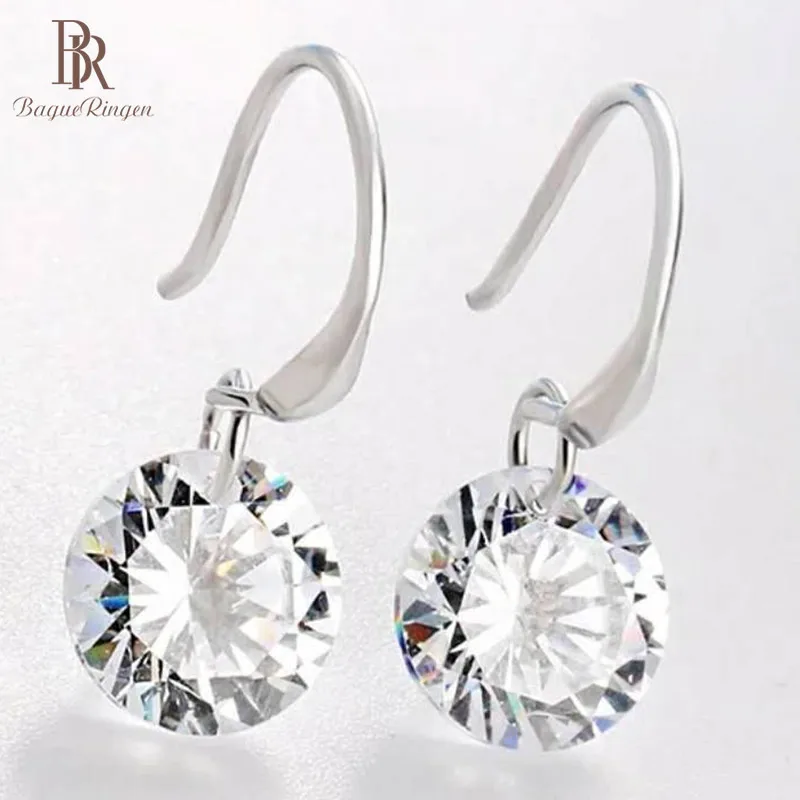 Bague Ringen Classic Single Diamond Earrings for Women Simple Fashion Personality Silver 925 Jewelry Female Wedding Ear drops
Bague Ringen Classic Single Diamond Earrings for Women Simple Fashion Personality Silver 925 Jewelry Female Wedding Ear drops