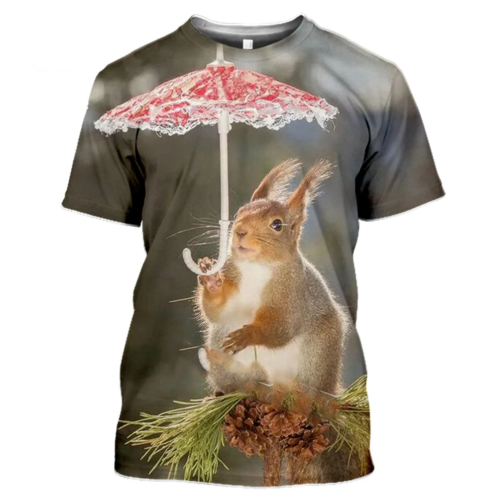 CLOOCL Men T-shirt Animal Squirrel 3D Print Anime Short Sleeve Women Tee Shirts Harajuku Streetwear Unisex Tops Drop Shipping
CLOOCL Men T-shirt Animal Squirrel 3D Print Anime Short Sleeve Women Tee Shirts Harajuku Streetwear Unisex Tops Drop Shipping