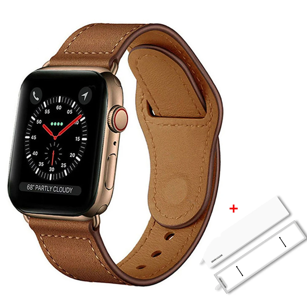 Retro Genuine Leather Strap for apple watch 6 SE 5 4 3 42mm 38mm wrist watchband bracelet applwatch Apple watch 6 band 40mm 44mm
Retro Genuine Leather Strap for apple watch 6 SE 5 4 3 42mm 38mm wrist watchband bracelet applwatch Apple watch 6 band 40mm 44mm