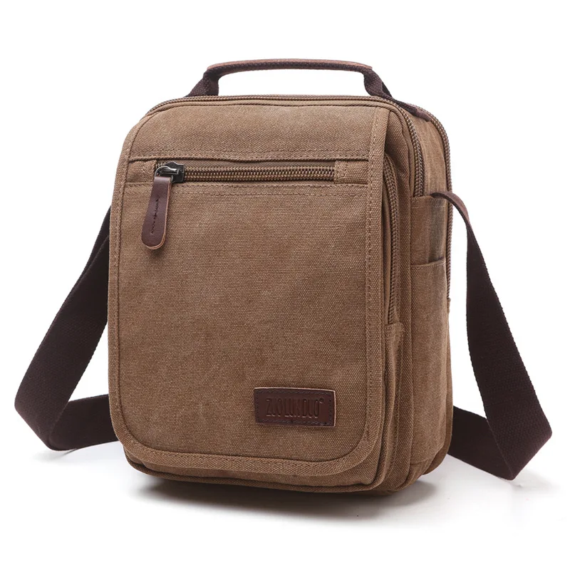 Retro canvas men's messenger bag portable business casual bag multifunctional fashion shoulder bag mobile phone bag
Retro canvas men's messenger bag portable business casual bag multifunctional fashion shoulder bag mobile phone bag