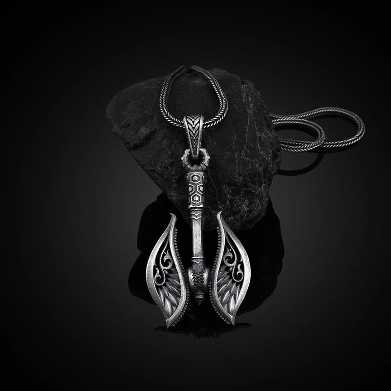 Viking pirate battle axe pure tin pendant necklace men Nordic retro Jewelry on the neck hip hop Man chain necklace
Viking pirate battle axe pure tin pendant necklace men Nordic retro Jewelry on the neck hip hop Man chain necklace